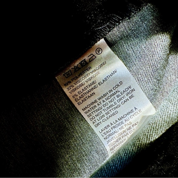 Saks Fifth Avenue Charcoal Gray Slim Leg Dress Trousers Size 4 - Picture 6 of 14